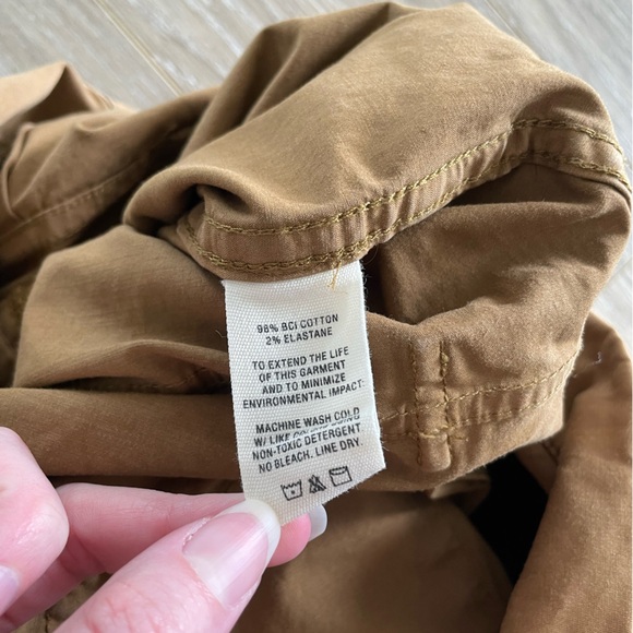 Alex Mill Women’s Tan/Vintage Khaki 98% Cotton Jumpsuit Sz XS EUC - Picture 12 of 12